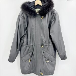 Unbranded Women's Black and Grey Coat